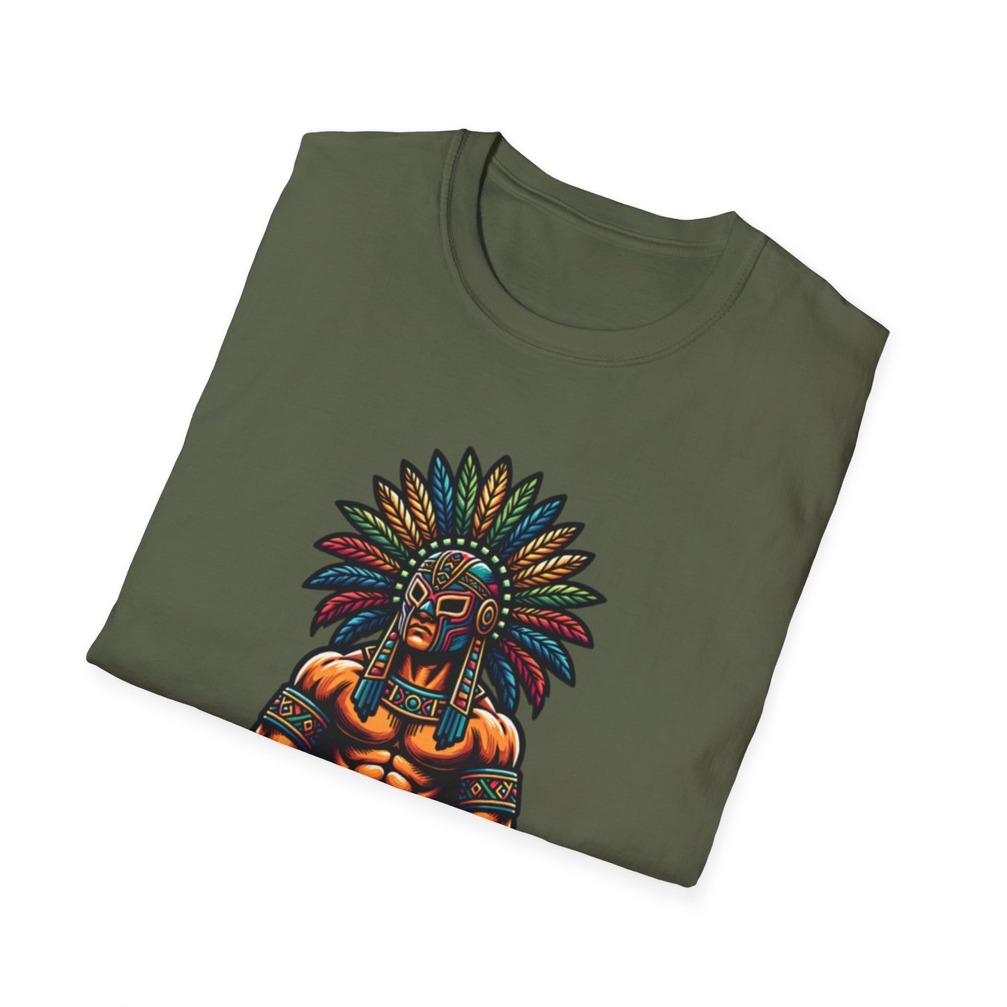 We Keep Fighting Warrior T-Shirt — Tribal Mask Graphic Tee