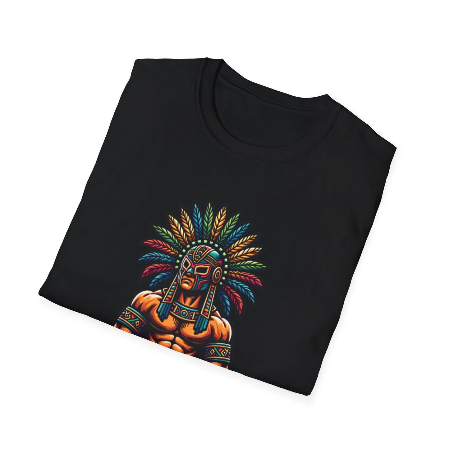 We Keep Fighting Warrior T-Shirt — Tribal Mask Graphic Tee